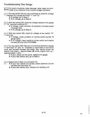 1990 Johnson Evinrude "ES" 60 thru 70 Service Manual, P/N 507873, Page 276