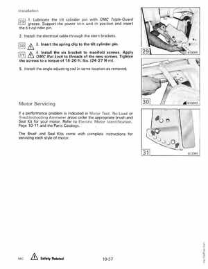 1990 Johnson Evinrude "ES" 60 thru 70 Service Manual, P/N 507873, Page 295