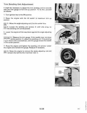 1990 Johnson Evinrude "ES" 60 thru 70 Service Manual, P/N 507873, Page 296
