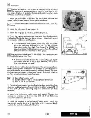 1990 Johnson Evinrude "ES" 9.9 thru 30 Service Manual, P/N 507871, Page 83