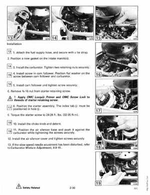 1990 Johnson Evinrude "ES" 9.9 thru 30 Service Manual, P/N 507871, Page 84