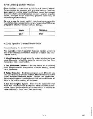 1990 Johnson Evinrude "ES" 9.9 thru 30 Service Manual, P/N 507871, Page 110