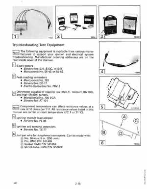 1990 Johnson Evinrude "ES" 9.9 thru 30 Service Manual, P/N 507871, Page 111