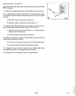 1990 Johnson Evinrude "ES" 9.9 thru 30 Service Manual, P/N 507871, Page 122