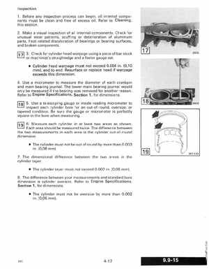 1990 Johnson Evinrude "ES" 9.9 thru 30 Service Manual, P/N 507871, Page 142