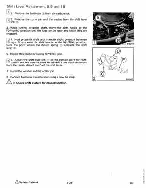 1990 Johnson Evinrude "ES" 9.9 thru 30 Service Manual, P/N 507871, Page 151