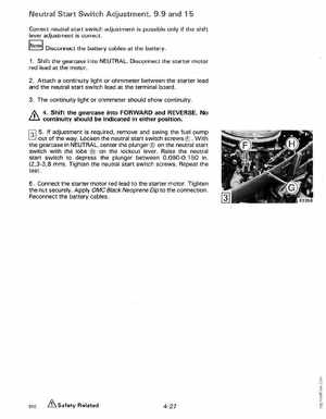 1990 Johnson Evinrude "ES" 9.9 thru 30 Service Manual, P/N 507871, Page 152