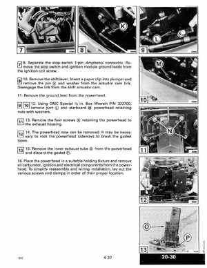 1990 Johnson Evinrude "ES" 9.9 thru 30 Service Manual, P/N 507871, Page 162