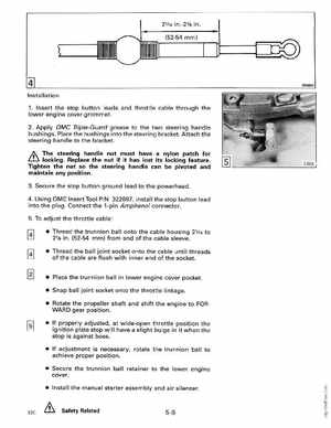 1990 Johnson Evinrude "ES" 9.9 thru 30 Service Manual, P/N 507871, Page 193
