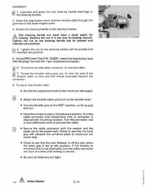 1990 Johnson Evinrude "ES" 9.9 thru 30 Service Manual, P/N 507871, Page 197
