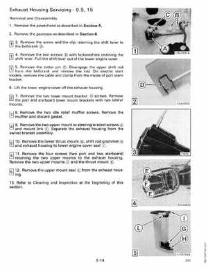 1990 Johnson Evinrude "ES" 9.9 thru 30 Service Manual, P/N 507871, Page 198