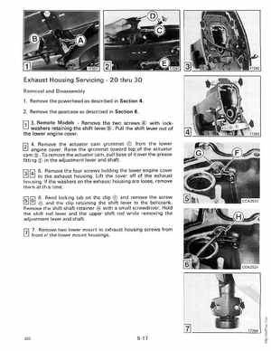 1990 Johnson Evinrude "ES" 9.9 thru 30 Service Manual, P/N 507871, Page 201