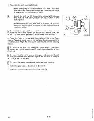 1990 Johnson Evinrude "ES" 9.9 thru 30 Service Manual, P/N 507871, Page 205