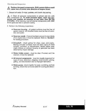 1990 Johnson Evinrude "ES" 9.9 thru 30 Service Manual, P/N 507871, Page 231