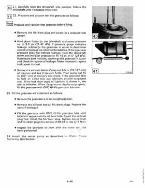 1990 Johnson Evinrude "ES" 9.9 thru 30 Service Manual, P/N 507871, Page 260