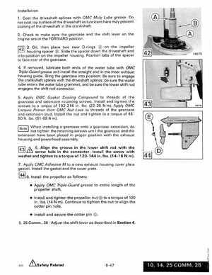 1990 Johnson Evinrude "ES" 9.9 thru 30 Service Manual, P/N 507871, Page 261