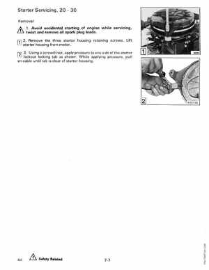 1990 Johnson Evinrude "ES" 9.9 thru 30 Service Manual, P/N 507871, Page 269