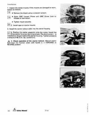 1990 Johnson Evinrude "ES" 9.9 thru 30 Service Manual, P/N 507871, Page 273