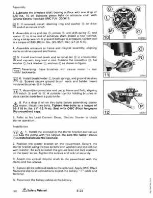 1990 Johnson Evinrude "ES" 9.9 thru 30 Service Manual, P/N 507871, Page 296