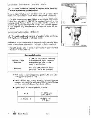 1990 Johnson Evinrude "ES" Colt/Junior thru 8 Service Manual, P/N 507870, Page 25
