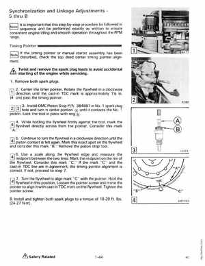 1990 Johnson Evinrude "ES" Colt/Junior thru 8 Service Manual, P/N 507870, Page 48