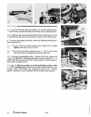 1990 Johnson Evinrude "ES" Colt/Junior thru 8 Service Manual, P/N 507870, Page 49