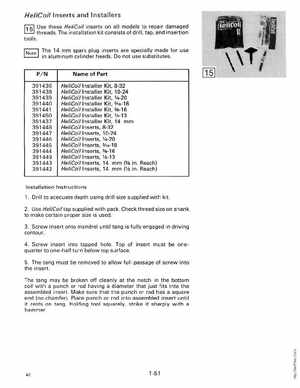 1990 Johnson Evinrude "ES" Colt/Junior thru 8 Service Manual, P/N 507870, Page 55