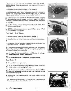 1990 Johnson Evinrude "ES" Colt/Junior thru 8 Service Manual, P/N 507870, Page 66