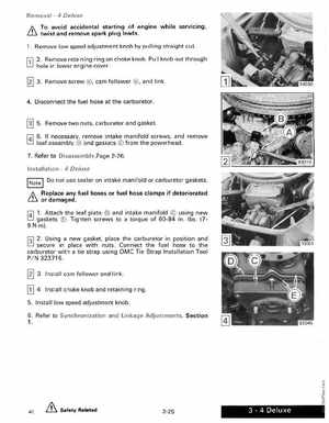 1990 Johnson Evinrude "ES" Colt/Junior thru 8 Service Manual, P/N 507870, Page 80
