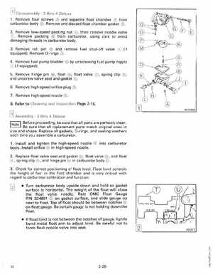 1990 Johnson Evinrude "ES" Colt/Junior thru 8 Service Manual, P/N 507870, Page 81