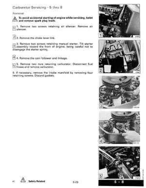 1990 Johnson Evinrude "ES" Colt/Junior thru 8 Service Manual, P/N 507870, Page 83