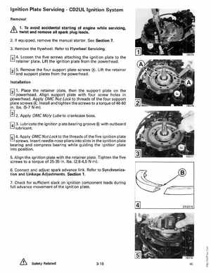 1990 Johnson Evinrude "ES" Colt/Junior thru 8 Service Manual, P/N 507870, Page 103