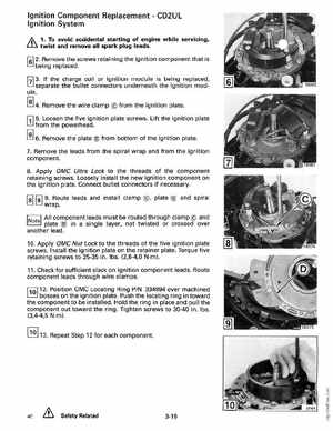 1990 Johnson Evinrude "ES" Colt/Junior thru 8 Service Manual, P/N 507870, Page 104