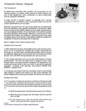 1990 Johnson Evinrude "ES" Colt/Junior thru 8 Service Manual, P/N 507870, Page 123