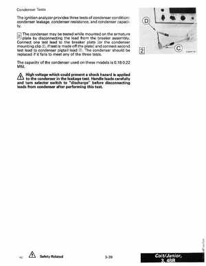 1990 Johnson Evinrude "ES" Colt/Junior thru 8 Service Manual, P/N 507870, Page 124