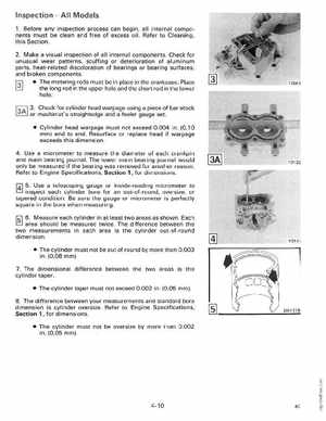 1990 Johnson Evinrude "ES" Colt/Junior thru 8 Service Manual, P/N 507870, Page 139