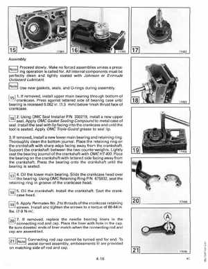 1990 Johnson Evinrude "ES" Colt/Junior thru 8 Service Manual, P/N 507870, Page 145
