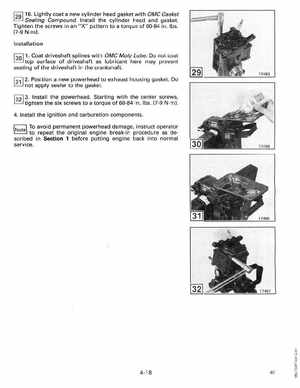 1990 Johnson Evinrude "ES" Colt/Junior thru 8 Service Manual, P/N 507870, Page 147