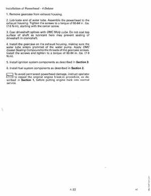 1990 Johnson Evinrude "ES" Colt/Junior thru 8 Service Manual, P/N 507870, Page 160