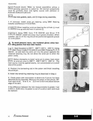 1990 Johnson Evinrude "ES" Colt/Junior thru 8 Service Manual, P/N 507870, Page 170