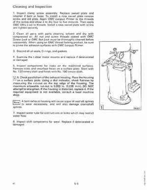 1990 Johnson Evinrude "ES" Colt/Junior thru 8 Service Manual, P/N 507870, Page 185
