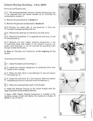 1990 Johnson Evinrude "ES" Colt/Junior thru 8 Service Manual, P/N 507870, Page 188