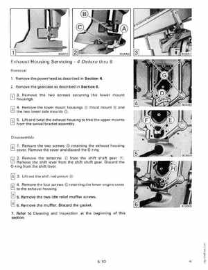 1990 Johnson Evinrude "ES" Colt/Junior thru 8 Service Manual, P/N 507870, Page 190