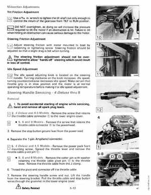 1990 Johnson Evinrude "ES" Colt/Junior thru 8 Service Manual, P/N 507870, Page 192