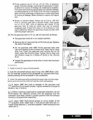 1990 Johnson Evinrude "ES" Colt/Junior thru 8 Service Manual, P/N 507870, Page 213