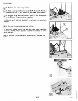 1990 Johnson Evinrude "ES" Colt/Junior thru 8 Service Manual, P/N 507870, Page 216