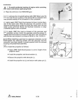 1990 Johnson Evinrude "ES" Colt/Junior thru 8 Service Manual, P/N 507870, Page 224