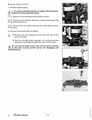 1990 Johnson Evinrude "ES" Colt/Junior thru 8 Service Manual, P/N 507870, Page 229