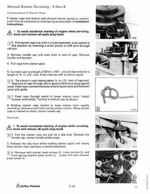 1990 Johnson Evinrude "ES" Colt/Junior thru 8 Service Manual, P/N 507870, Page 238