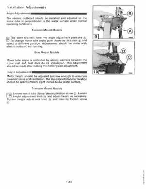 1990 Johnson Evinrude "ES" Electric Trollers Service Manual, P/N 507869, Page 22